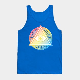 All-Seeing Illuminati Eye Symbol Tank Top